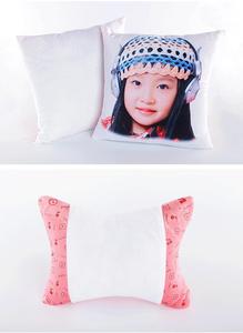 Ventes directes des fabricants Transfert de chaleur Coussin jetable Vente en gros DIY Ours vierge Pleine largeur Noeud en daim Canapé Coussin de voiture - Product Image 2