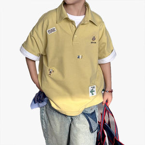 Camiseta Polo de Manga Corta para Niños, Primavera 2026, con Logotipo Personalizado Bordado, 100% Algodón, Moda Infantil - Product Image 6