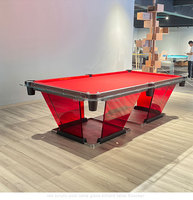 Table de billard professionnelle 7, 8 ou 9 pieds en verre noir pour usage commercial et domestique, accessoires inclus, pour usage intérieur, avec ardoise Jiujiang, OEM ODM