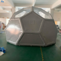 Tente gonflable extérieure à structure de football Grande tente gonflable à dôme aérien pour terrain de football Tente de bâtiment pour hall d'exposition