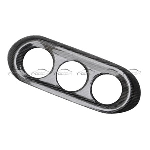 Accesorios Interiores para Mitsubishi Lancer EVO X 10, Panel de Instrumentos Triple de Fibra de Carbono, Perilla del Panel del Aire Acondicionado, Tablero de Instrumentos - Product Image 1