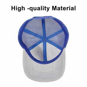 Casquettes Trucker Snapback à 6 Panneaux à Visière Courbe en Gros, Personnalisables, en Maille, Vierge, Tendance, pour l'Extérieur, Modèle Standard - Product Image 6