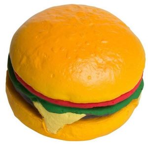 Pelota Antiestrés de Espuma de PU Personalizable con Forma de Hamburguesa, Juguete Unisex para Aliviar el Estrés para Niñas y Niños, Impresión de Logotipo en Goma, Uso en Juegos - Product Image 3