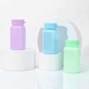 Botella PET de 120ml de Grado Alimenticio al por Mayor con Tapa de Anillo para Caramelos, Tabletas, Xilitol, Chicle, Salsas, Pimienta, Cápsulas y Gomitas - Product Image 1