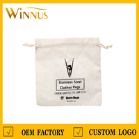 Sac de rangement pour cosmétiques et bijoux en toile de coton avec logo personnalisé, grand format, pour cadeaux, avec cordon de serrage