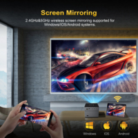 Android 11 Xnano X3 mini Projecteur Mise au point électrique 8k 5g Wifi Vidéo Home Cinéma Projecteur portable