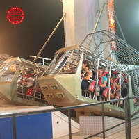 Nouveaux produits jeux de machine de parc à thème en plein air Super bateau frisson Kamikaze Ride amusement ranger à vendre