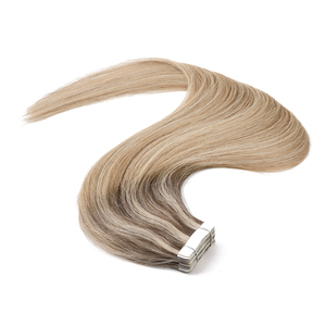 Extensiones de Cabello Natural Virgen KSWIGS Profesionales Clásicas con Cinta Adhesiva 10A, Cutícula Completa, Doble Trama, Cinta Invisible, Integración Natural - Product Image 1