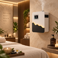 Diffuseur d'arômes sans eau A300 commercial 500 ml, machine à parfum intelligente murale avec écran LCD TFT pour hôtel et bureau