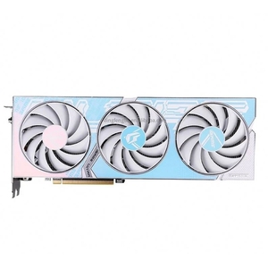 Nouvelle carte graphique de jeu pour ordinateur de bureau RTX 4060 Ultra Z OC 8 Go GDDR6X blanche avec ventilateur PCI et câble d'alimentation dissimulable, GPU haute performance - Product Image 5