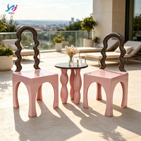 Chaise de salle à manger moderne en fibre de verre italienne, écologique, imperméable, pour chambre, salon, appartement, mobilier de maison