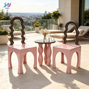 Chaise de salle à manger moderne en fibre de verre italienne, écologique, imperméable, pour chambre, salon, appartement, mobilier de maison - Product Image 1