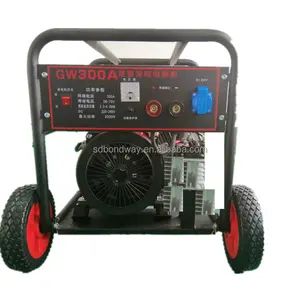 Pasokan honset Cina 300A 160A mesin las generator pengelasan diesel