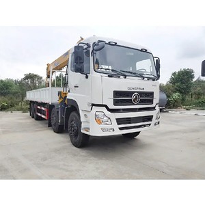โรงงานจีนจำหน่ายรถบรรทุกติดเครน Dongfeng 8X4 14 ตัน 16 ตัน รถเครนบูมตรง รถเครนติดรถบรรทุกแบบยืดหดได้สำหรับขาย - Product Image 3