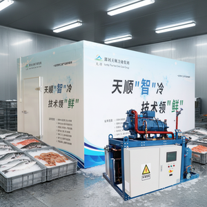 Conteneur frigorifique TianShun 8m*6m*3m avec système de réfrigération R-22/R-404A, tension 110V-480V, compresseurs multi-marques - Product Image 1