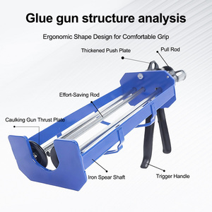 Pistolas Dispensadoras de Sellador de Dos Componentes JAPI Strong Iron 600ml <span class=keywords><strong>1</strong></span>:<span class=keywords><strong>1</strong></span> |   Servicios de Primera Clase |   Servicio OEM Personalizado para Sellado de Soldaduras de Carrocería de Automóviles - Product Image 3