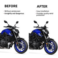 Accessoires pour moto Yamaha MT-07 Tracer, modification de moto, déflecteur de pare-brise, pare-brise 2021