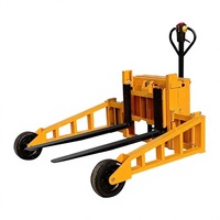 Chariot à palettes tout-terrain électrique tout-terrain en acier 1-2 tonnes, transpalette manuel, ODM personnalisé Muduo GL-0166, garantie 1 an