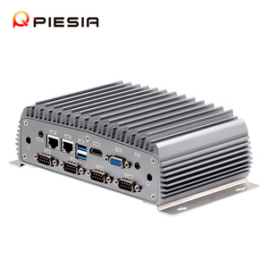 มินิพีซีอุตสาหกรรม Celeron J4125 เจนเนอเรชั่น 8  2 พอร์ตแลน 6 พอร์ต COM  DDR4 4GB 128GB 6*USB 8GPIO X86  แบบฝังตัว  ไม่มีพัดลม - Product Image 1