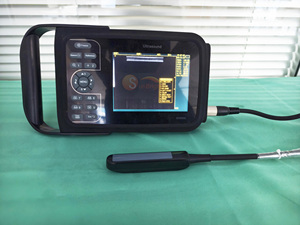 Appareil d'échographie vétérinaire portable, utilisation en ferme, BW 2D, échographie animale - Product Image 2