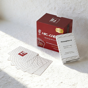 Eco Friendly <strong>Art</strong> Paper Tabletop Game Cards Custom CMYK Printing Custom Pattern &amp; Box Design for Family <strong>Gathering</strong> - Product Image 1