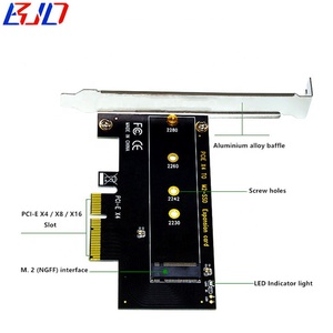 <span class=keywords><strong>PCI</strong></span> Express 3.0 X4 à M.2 PCIe Nvme SSD Carte D'extension <span class=keywords><strong>PCI</strong></span>-E 4X à NGFF M Clé 2280 Adaptateur SSD carte nouveau - Product Image 2