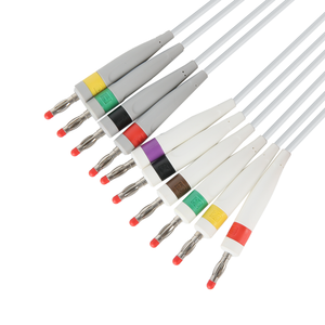 Hellige/Siemens Cardiosys EK36 EK403 compatibele direct-aansluitende 10-afleidingen EKG/ECG-kabel voor ECG-apparaat - Product Image 3