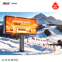 Panneau d'affichage LED populaire, panneau numérique double face, signalisation numérique et écrans publicitaires, écran LED extérieur