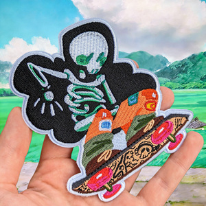 Custom Logo Embroidery <strong>Patch</strong> Wholesale Heat Press <strong>Patches</strong> <strong>Sew</strong> <strong>on</strong> Iron <strong>on</strong> <strong>Patches</strong> Embroidered for Clothes Hats - Product Image 4