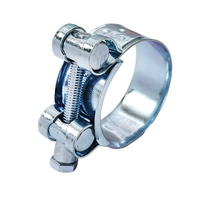 Collier de serrage métrique en acier inoxydable 201/304 avec boulon en T, robuste, pour tuyaux, tailles personnalisées pour l'exploitation minière et l'industrie lourde, OEM
