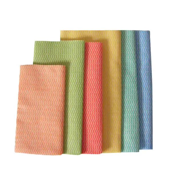 Respetuoso del medio ambiente de tela no tejida Spunlace toallitas de tela de limpieza del hogar