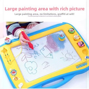 Tableau magnétique en plastique pour dessiner et écrire pour enfants (4-6 ans) – Jouet effaçable et coloré pour gribouiller - Product Image 4