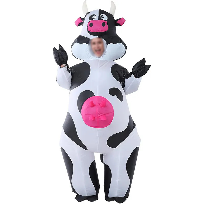 Costume de vache gonflable pour adulte Costumes de vache drôles pour adultes Costumes d'Halloween Cosplay Party