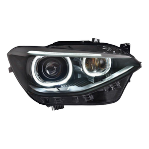 DOS pour <span class=keywords><strong>BMW</strong></span> <span class=keywords><strong>Série</strong></span> <span class=keywords><strong>1</strong></span> F20 Bloc optique 2012-<span class=keywords><strong>2015</strong></span> Modifié bas de gamme Haut de gamme Angel Eye Lentilles LED Phares - Product Image 2