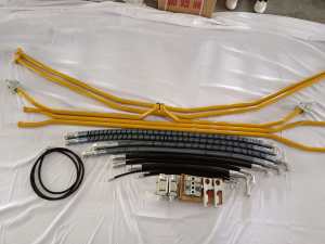 Mini-excavatrice SY55, marteau brise-roche hydraulique, valve d'arrêt, tête de canon, petit bras, caoutchouc EPDM/NBR, huile, construction - Product Image 3