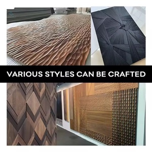 Ý cách âm an ninh thông minh pivot Gỗ gỗ phía trước cửa nhôm đơn giản bên ngoài lối vào - Product Image 3