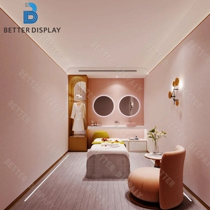 Meubles d'intérieur de salon de beauté sur mesure, comptoir de réception de salon, réception de luxe, réception de salon de beauté - Product Image 3