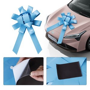 Wholesale 30Inch Big Bow Custom Logo Color <strong>Ribbon</strong> Blue Red 78Cm Giant <strong>Car</strong> Bow Celebration Giant Bow <strong>for</strong> <strong>Car</strong> - Product Image 5