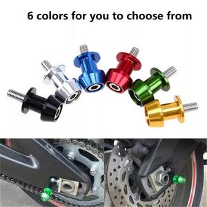 Clavo de elevación de motocicleta, carretes basculantes de aluminio, soporte deslizante, tornillo, fábrica, Color personalizable - Product Image 3