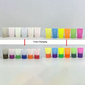 BPA Free Safe Gradient Color Design Mood Cup Stadium <b>Plastic</b> Cups for Carnival Celebrations 8oz to 32oz Range PRS - Product Image 2