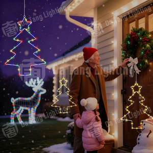 Guirlandes lumineuses décoratives de Noël imperméables pour la décoration des parcs, des cours et des jardins - Product Image 5