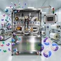 Machine d'emballage de capsules de lessive à dosage précis multi-cavités pour le nettoyage domestique, approvisionnement direct usine