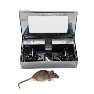 Kim loại rõ ràng Nắp nhân Đạo Chuột bẫy dễ dàng sử dụng động vật gặm nhấm trạm mồi hộp Chuột - Product Image 1