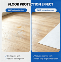 Rouleau de feutre adhésif blanc imperméable économique personnalisable en gros pour projets d'aménagement intérieur