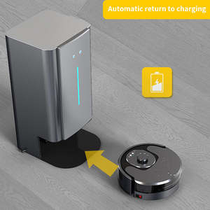 Robot aspirateur commercial compact avec navigation LDS, bac à poussière de 1,2 L, réservoir d'eau de 1,6 L et retour automatique - Product Image 3