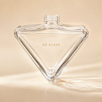 Nouveau design, flacon de parfum en verre de 50 ml, peint par un fabricant haut de gamme, couleur de marque, scellé avec un emballage personnalisé