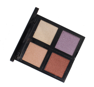 Pigmento alta brillo MSDS de la FDA 4 colores en polvo seco de etiqueta privada cosméticos maquillaje sombra de <span class=keywords><strong>ojos</strong></span> de caso - Product Image 6