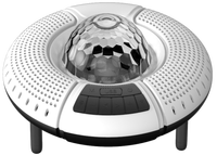 Enceinte Bluetooth étanche IP67 flottante avec lumière LED RGB, enceinte sans fil pour fête au bord de la piscine, enceinte d'extérieur