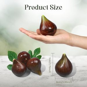 <span class=keywords><strong>Figurine</strong></span> de figue artificielle en mousse, réaliste, pour Halloween, accessoire de photographie, décoration de panier - Product Image 2