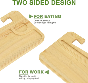 Volant de voiture <span class=keywords><strong>Table</strong></span> de bureau pour ordinateur portable Volant Bureau en bois pour manger Tablette Volant Plateau en bois - Product Image 5